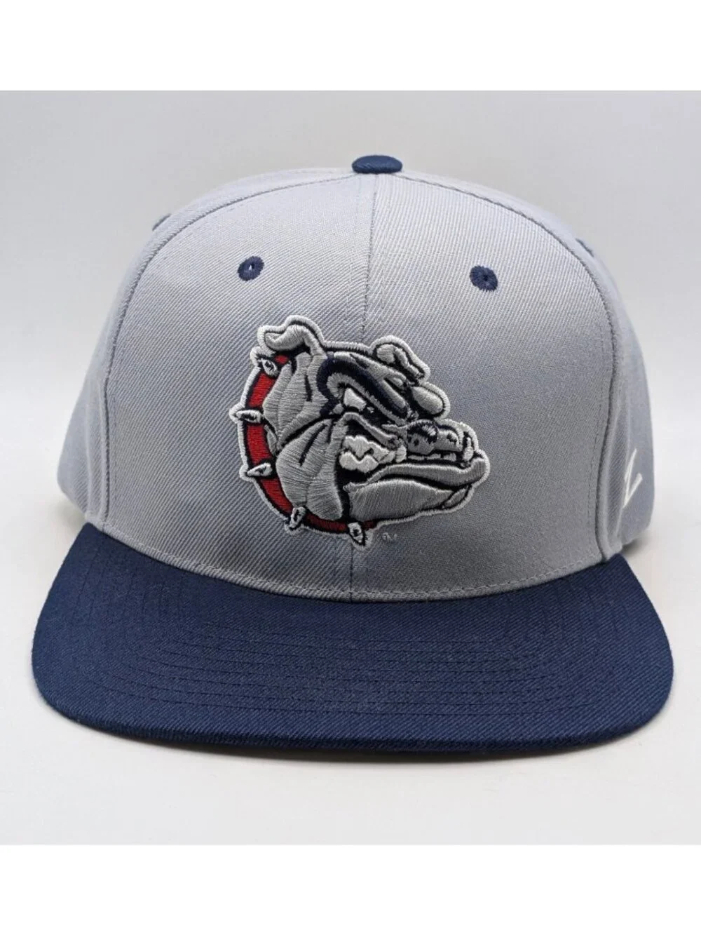 Gonzaga Bulldogs Hat Snapback Trucker Zephyr Blue Gray NCAA University Cap Flat